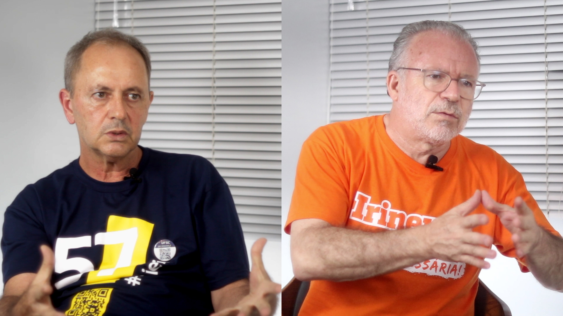 Edson de Pieri e Irineu Manoel de Souza candidatos a reitor da UFSC em 2018