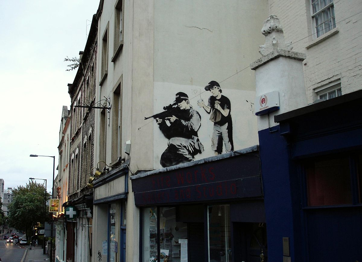 Graffiti de Banksy em Bristol