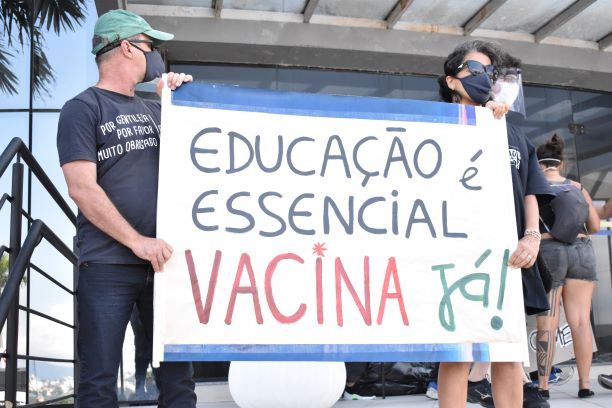 Greve pandemia professores são josé sc